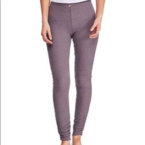 Free People Lou Lou Ruched Thermal Leggings